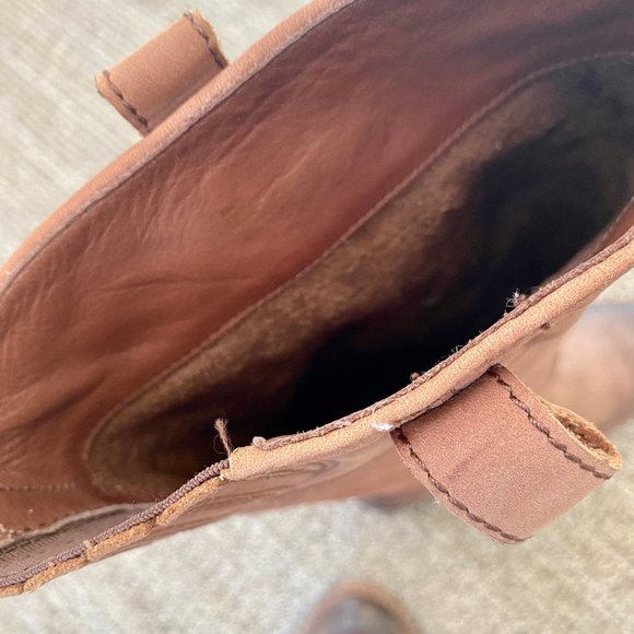 Halogen Tall Distressed Leather Riding Boot - Like New! - Picture 13 of 14